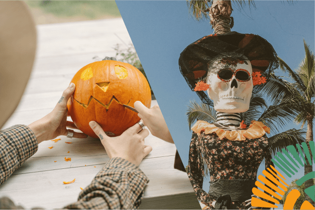 halloween vs día de muertos
